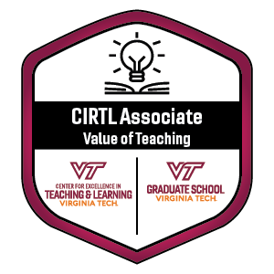 CIRTL Associate Teaching Program Badge